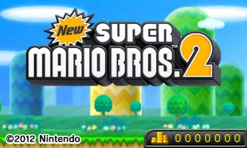New Super Mario Bros. 2 (Japan) screen shot title